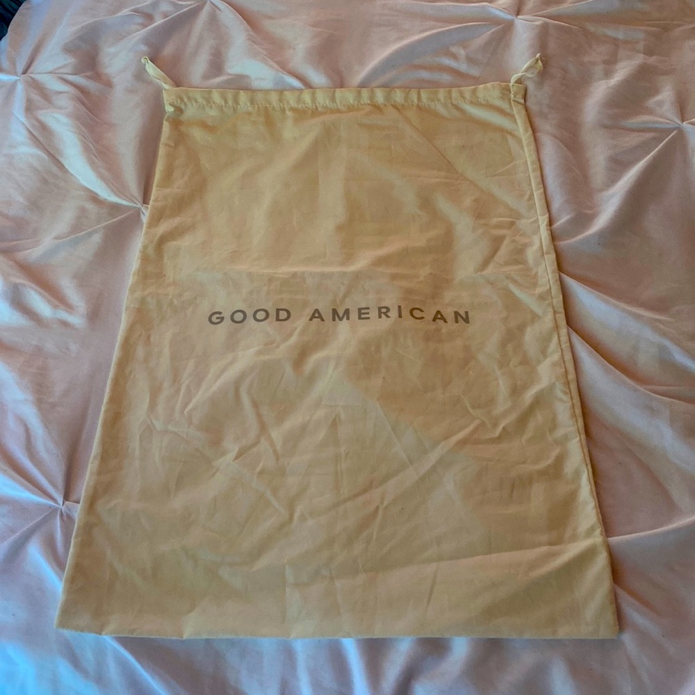 Large GOOD AMERICAN Cloth Dust Bag
